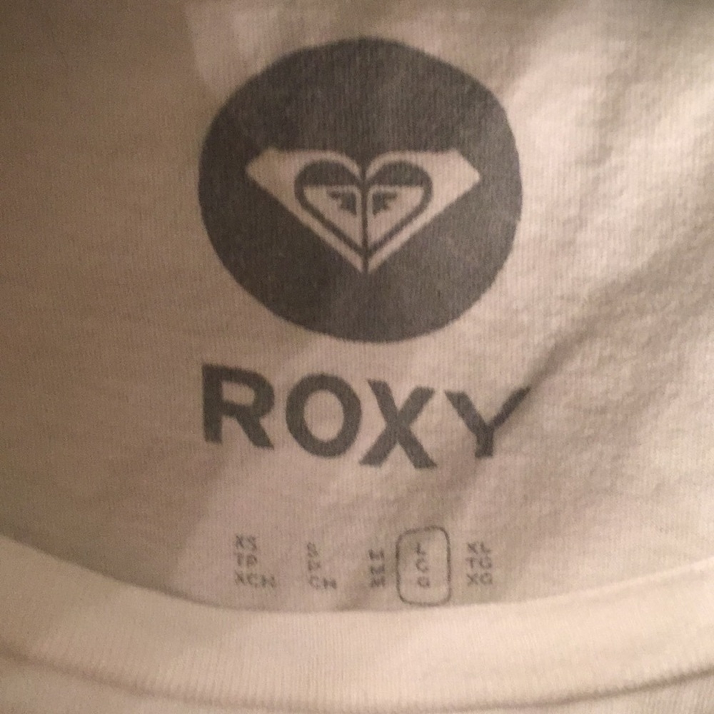 White Roxy tee shirt - Picture 2 of 3